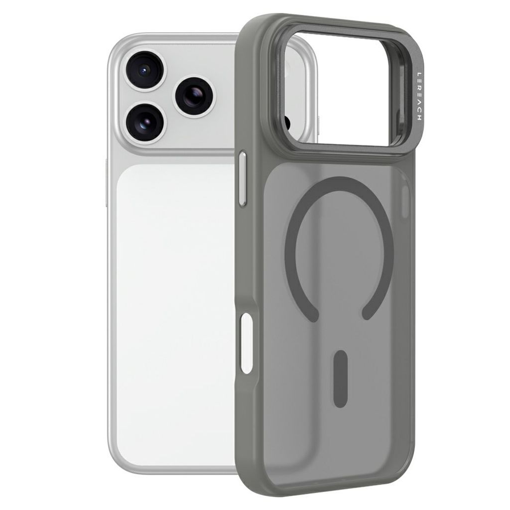iPhone 18 Pro Max/17 Pro Max MagSafe-skal med stativ, grå, bild 2