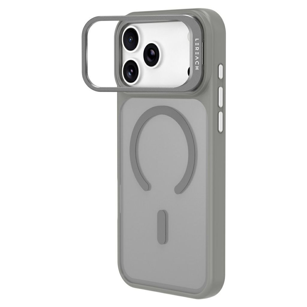 iPhone 18 Pro Max/17 Pro Max MagSafe-skal med stativ, grå, bild 3