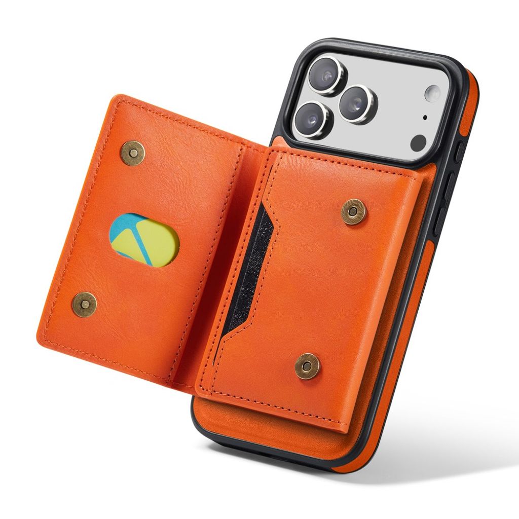 iPhone 18 Pro Max/17 Pro Max MagSafe-skal med avtagbar plånbok, orange, bild 3