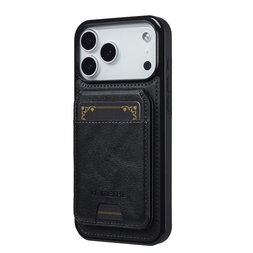 iPhone 18 Pro Max/17 Pro Max MagSafe-skal med löstagbart kortfack, svart, bild 2