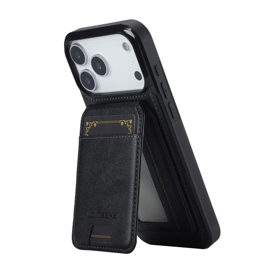 iPhone 18 Pro Max/17 Pro Max MagSafe-skal med löstagbart kortfack, svart, bild 4