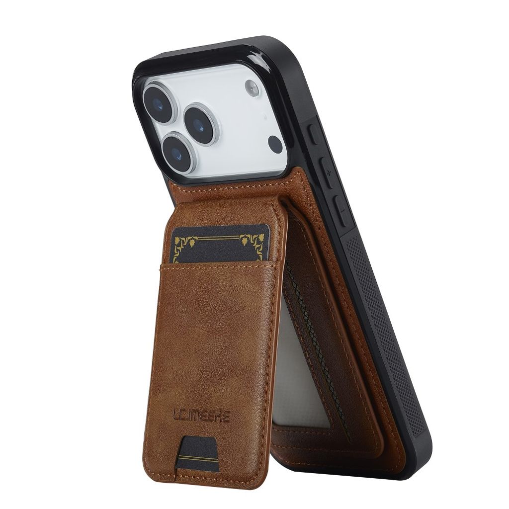 iPhone 18 Pro Max/17 Pro Max MagSafe-skal med löstagbart kortfack, brun, bild 4