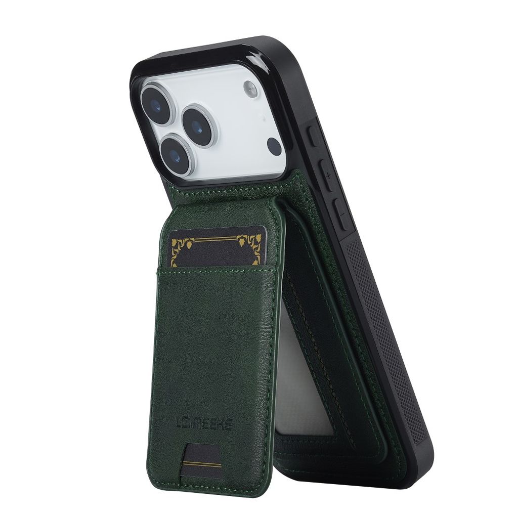 iPhone 18 Pro Max/17 Pro Max MagSafe-skal med löstagbart kortfack, grön, bild 4