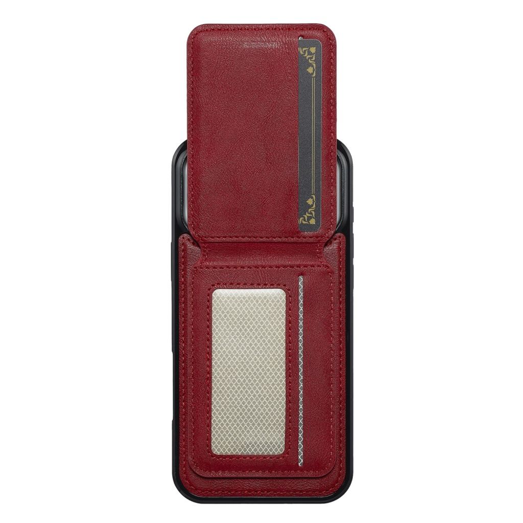 iPhone 18 Pro Max/17 Pro Max MagSafe-skal med löstagbart kortfack, röd, bild 7
