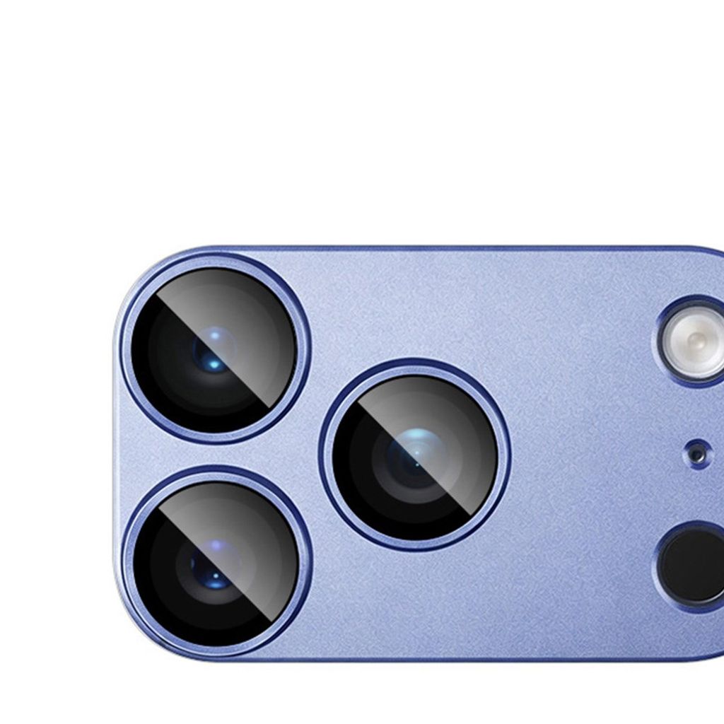 iPhone 18 Pro Max kameralinsskydd i glas och metall, blå, bild 5