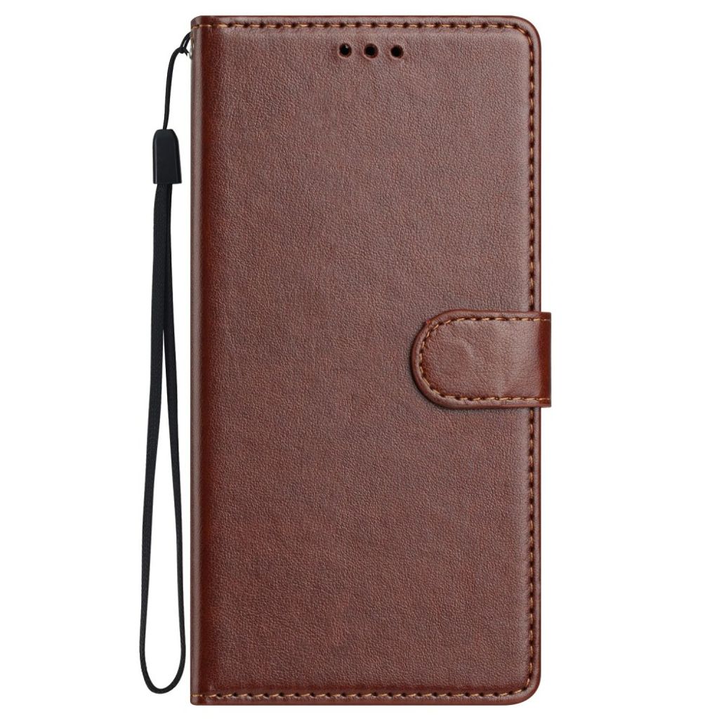 iPhone 18 Pro Max/17 Pro Max plånboksfodral i PU-läder med stativ, brun, bild 7