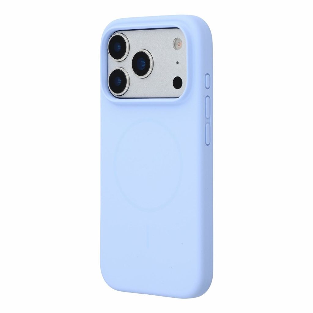 iPhone 18 Pro Max/17 Pro Max slimmat MagSafe-skal i silikon, babyblå, bild 3