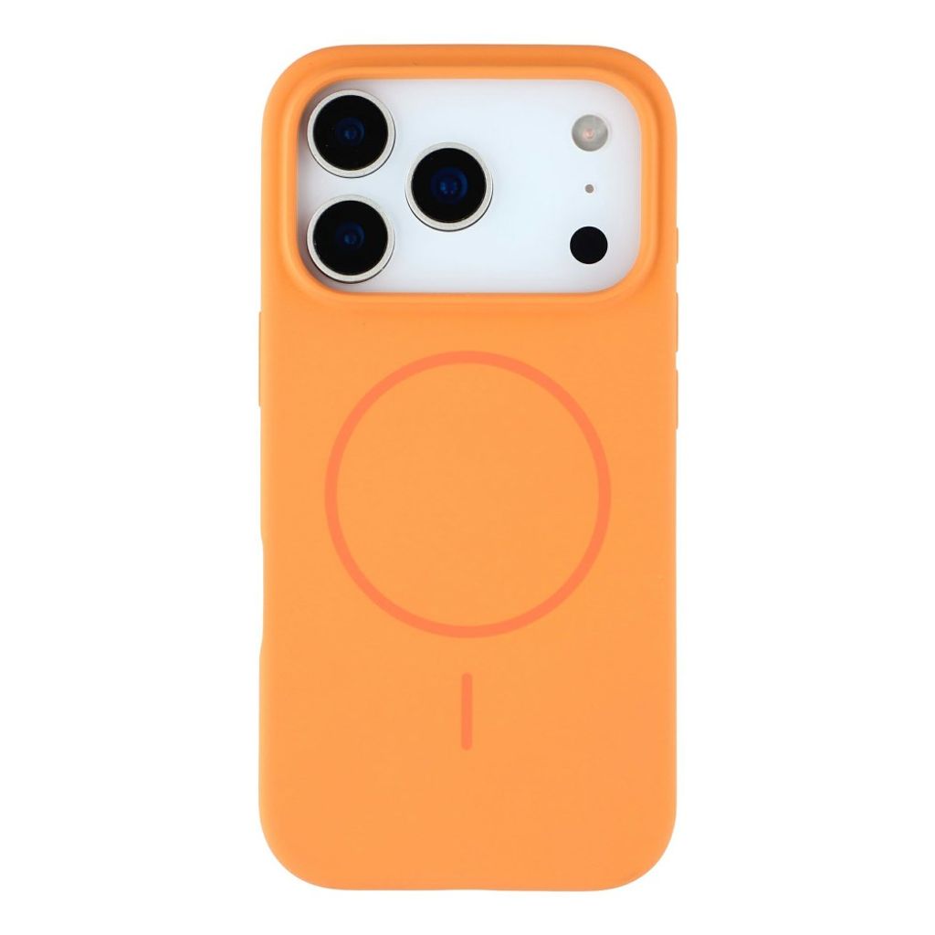iPhone 18 Pro Max/17 Pro Max slimmat MagSafe-skal i silikon, orange, bild 2