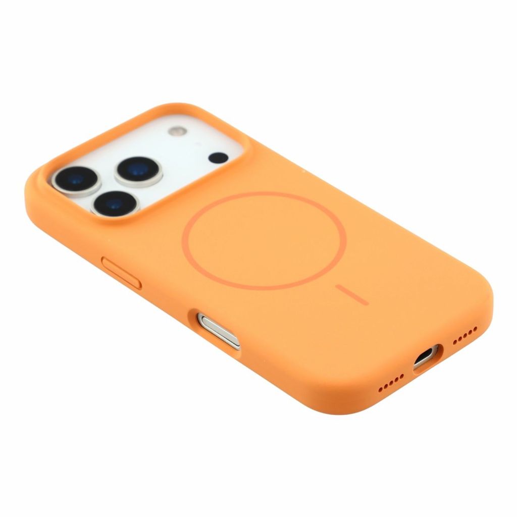 iPhone 18 Pro Max/17 Pro Max slimmat MagSafe-skal i silikon, orange, bild 3