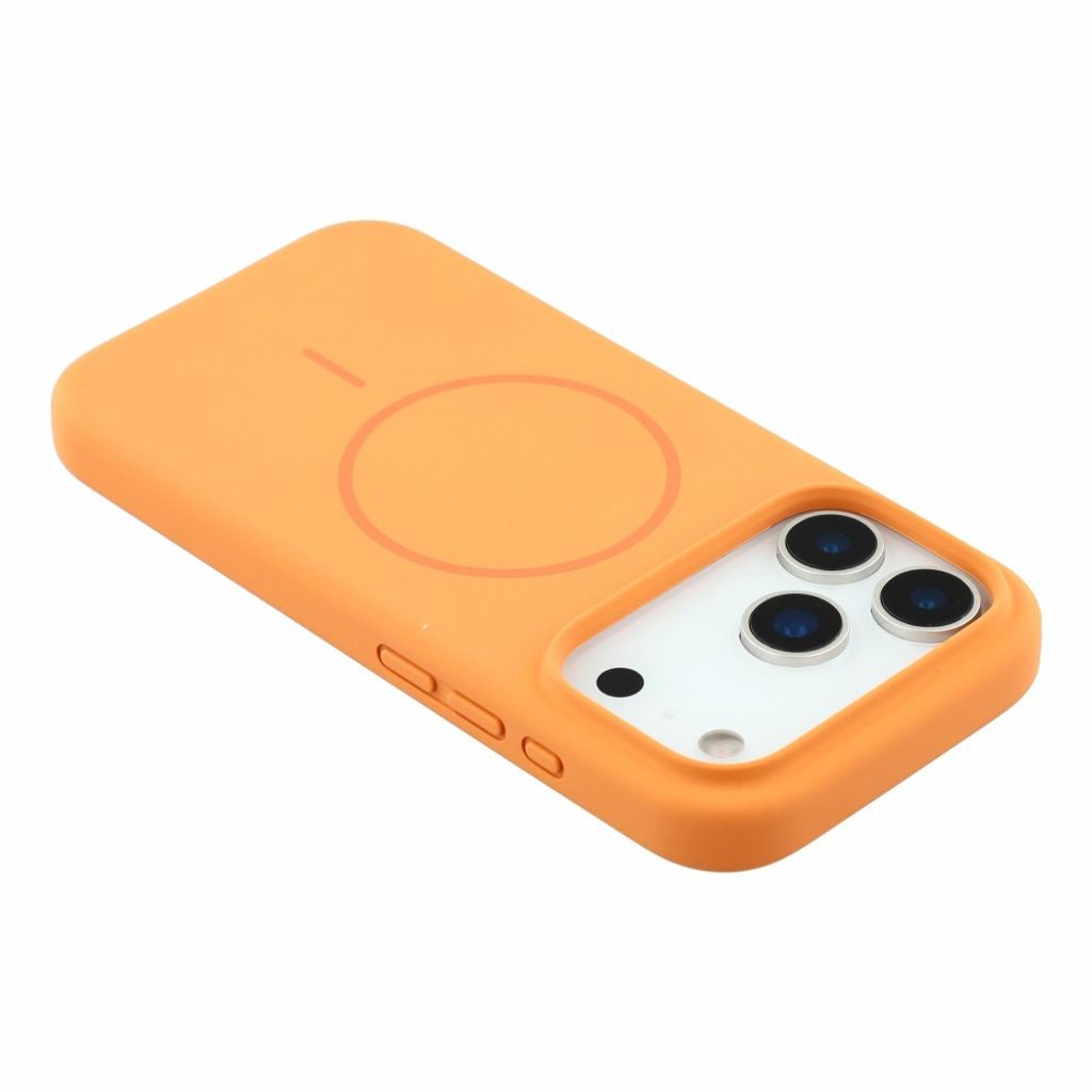 iPhone 18 Pro Max/17 Pro Max slimmat MagSafe-skal i silikon, orange, bild 4
