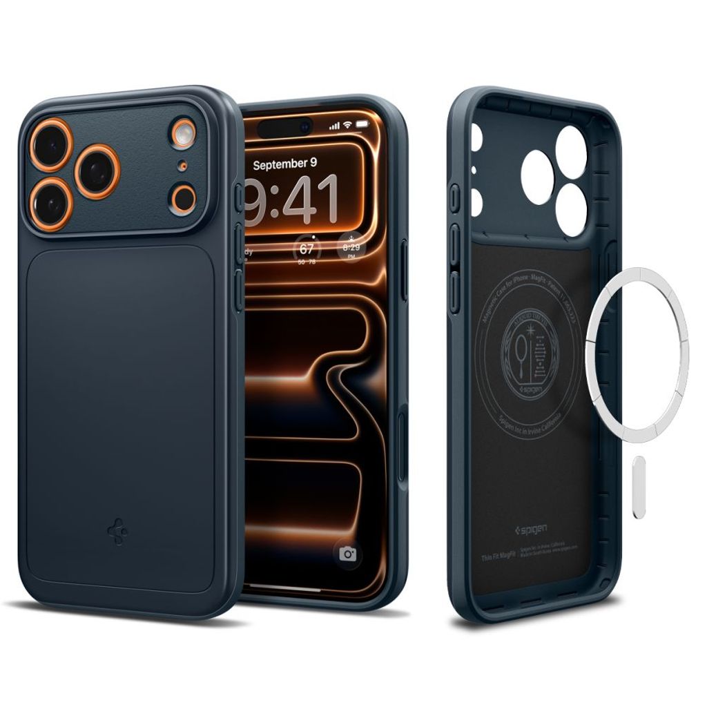 iPhone 18 Pro Max/17 Pro Max tunt och lätt MagSafe-skal, mörkblå, bild 3