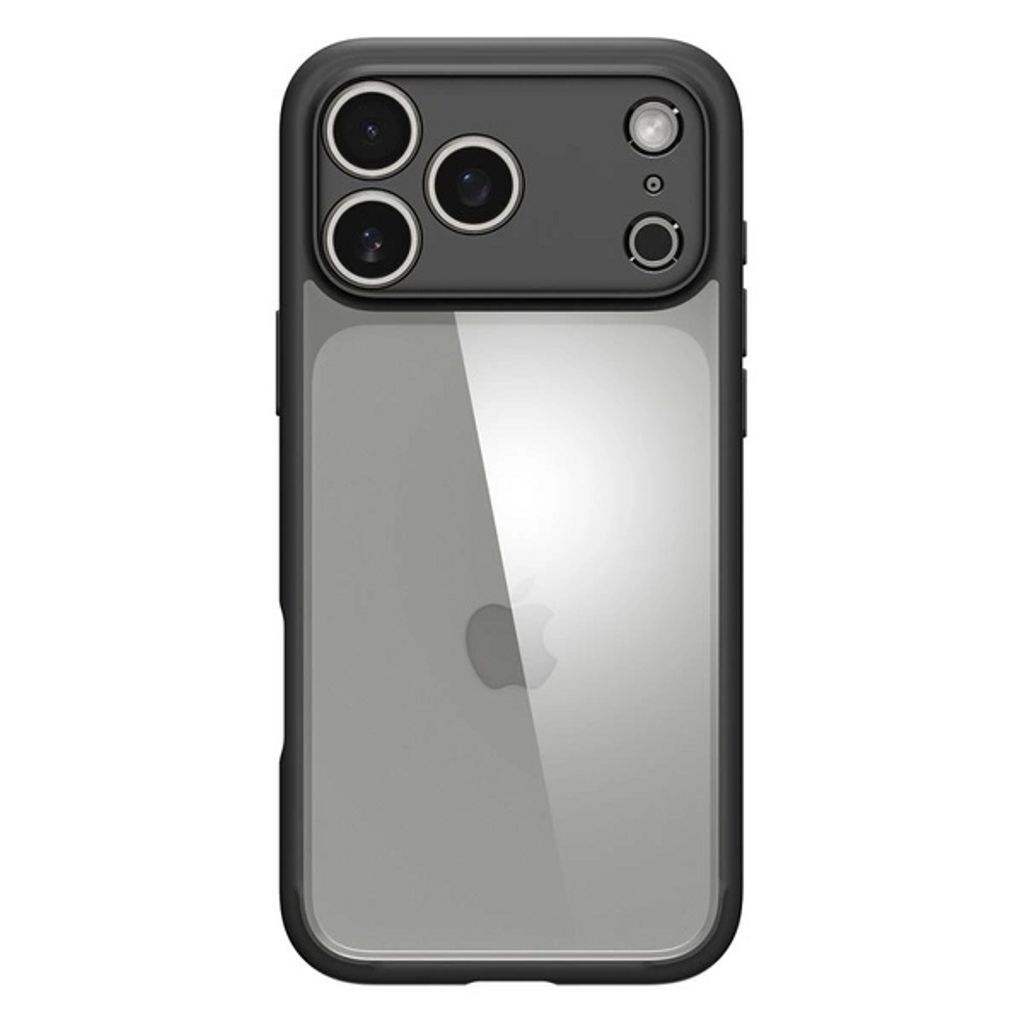 iPhone 18 Pro Max/17 Pro Max skal med klar baksida och luftkuddar, matt svart, bild 3
