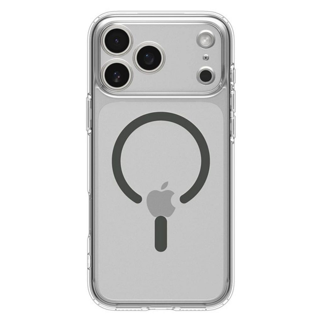 iPhone 18 Pro Max/17 Pro Max genomskinligt MagSafe-skal med luftkuddar, grafit, bild 4