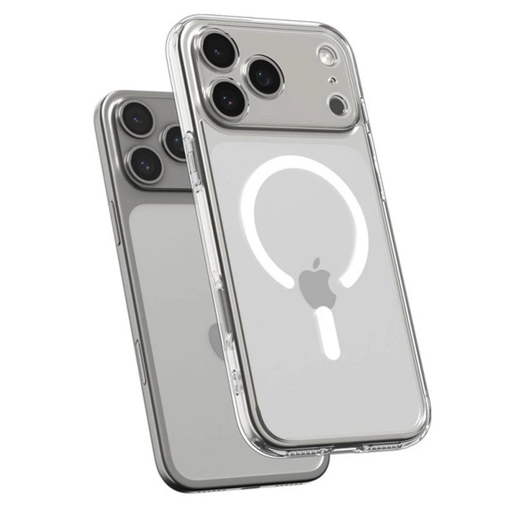 iPhone 18 Pro Max/17 Pro Max genomskinligt MagSafe-skal med luftkuddar, vit, bild 6