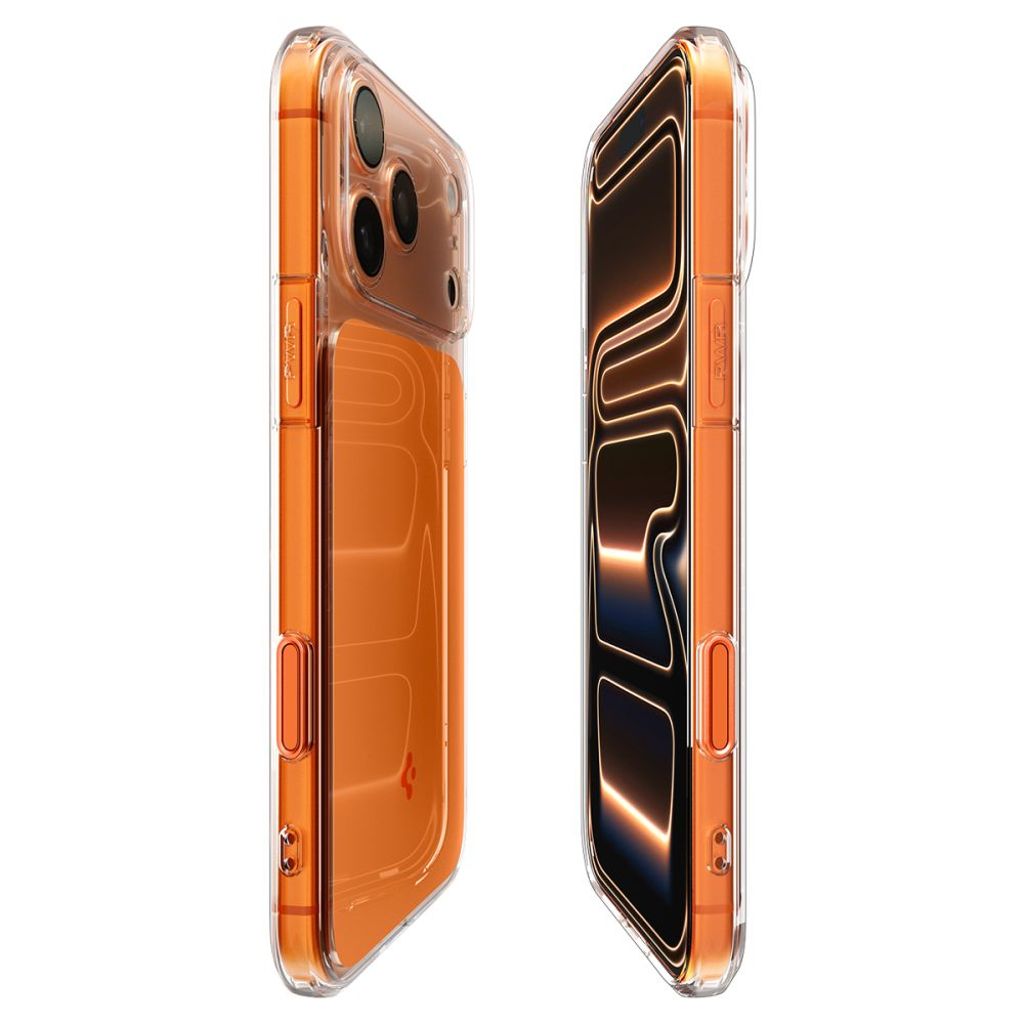 iPhone 18 Pro Max/17 Pro Max MagSafe-skal med kameraknapp och luftkuddar, orange, bild 9