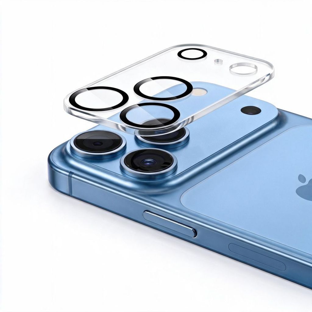 iPhone 18 Pro Max kameralinsskydd med monteringsram, bild 3