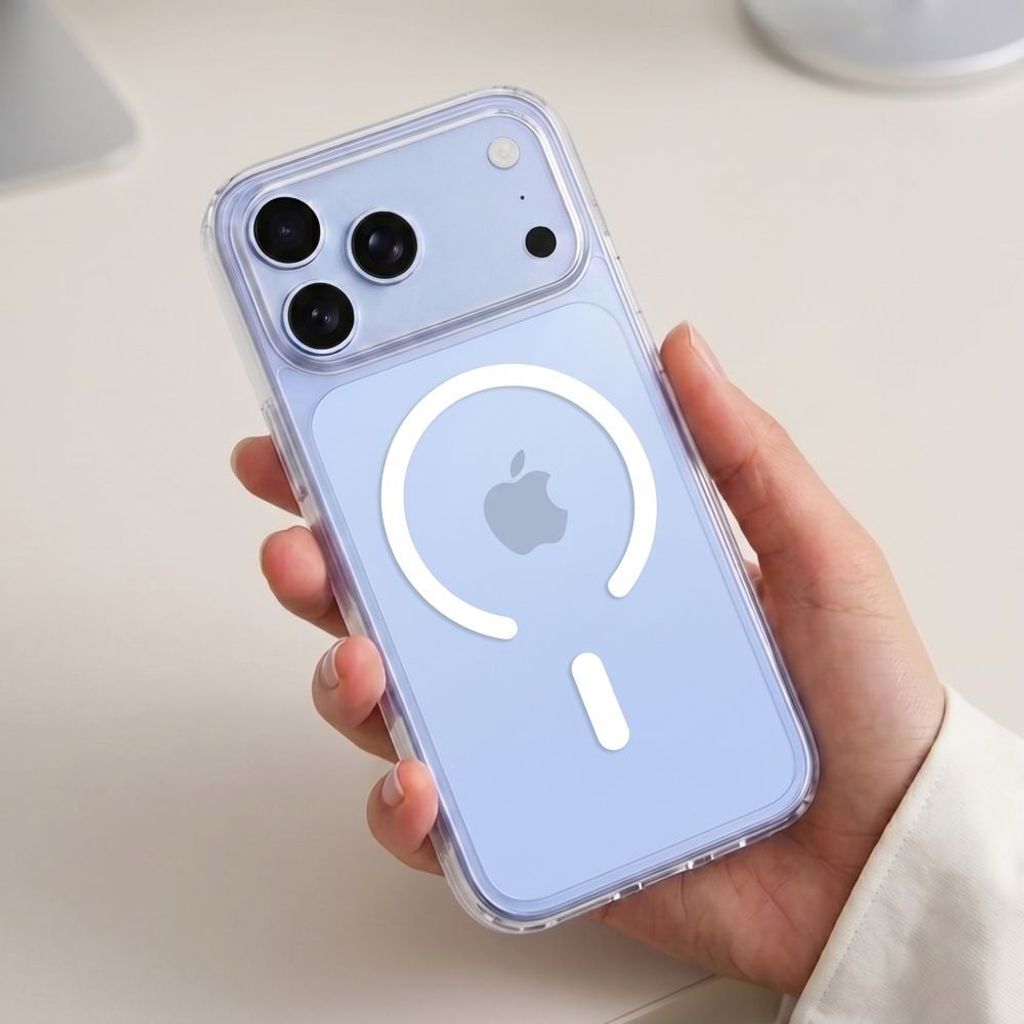 iPhone 18 Pro Max/17 Pro Max klart MagSafe-skal med 2 skärmskydd, genomskinlig, bild 8
