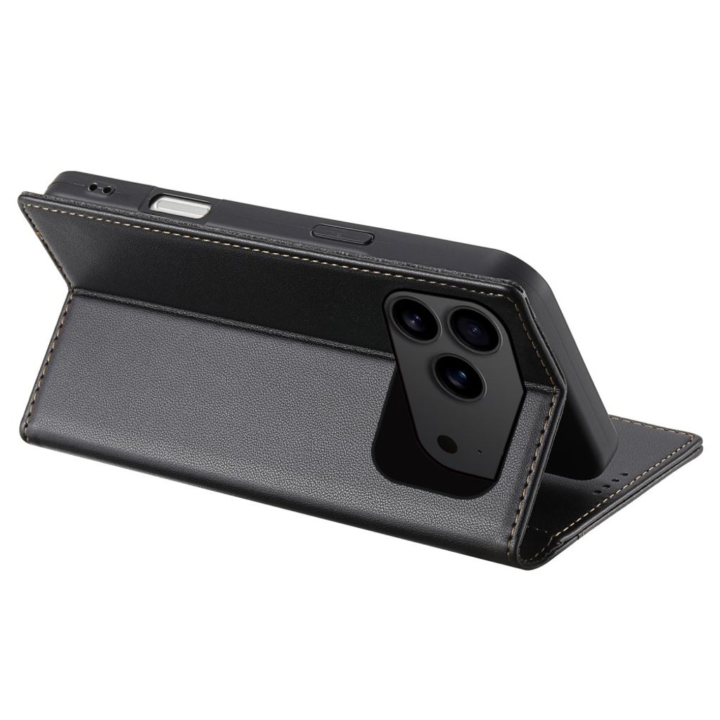 iPhone 18 Pro Max/17 Pro Max RFID-plånboksfodral med stativ, svart, bild 3