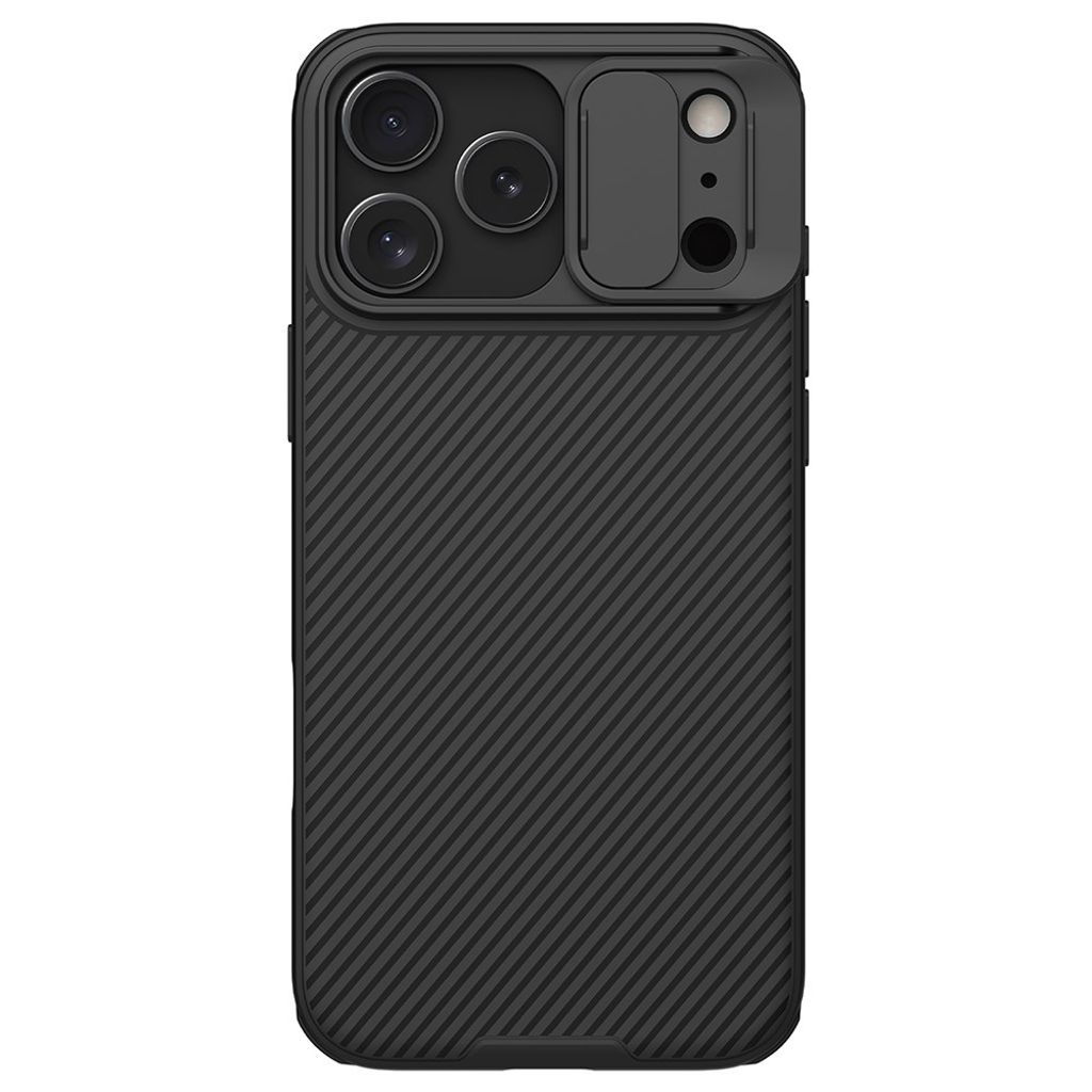 iPhone 18 Pro Max/17 Pro Max skal med kameraskydd, svart, bild 3