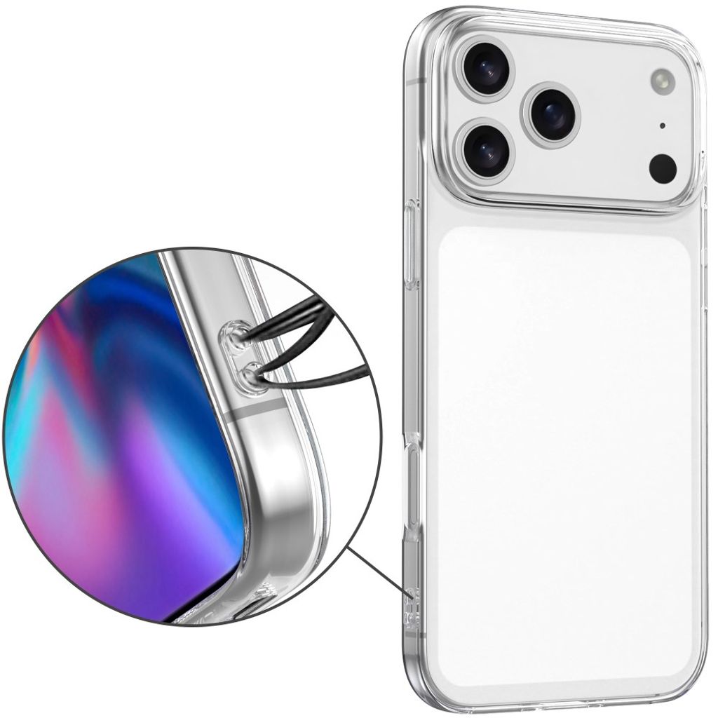 iPhone 18 Pro Max/17 Pro Max genomskinligt TPU-skal, bild 4