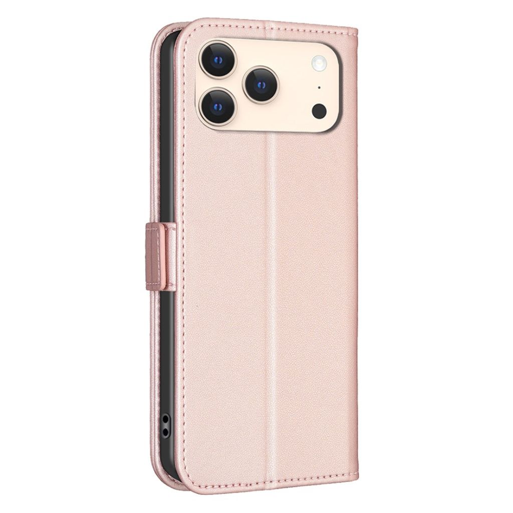 iPhone 18 Pro Max/17 Pro Max plånboksfodral med dubbla magnetlås, ljusrosa, bild 3