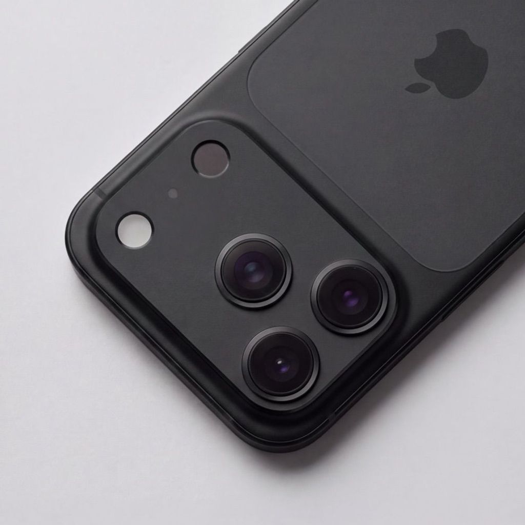 iPhone 18 Pro Max kameralinsskydd i aluminium, svart, bild 5