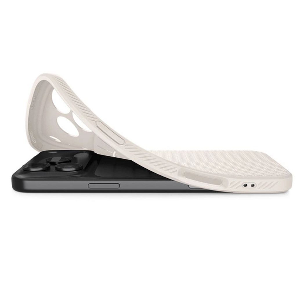 Spigen iPhone 18 Pro/17 Pro skal Liquid Air, Natural Titanium, bild 6