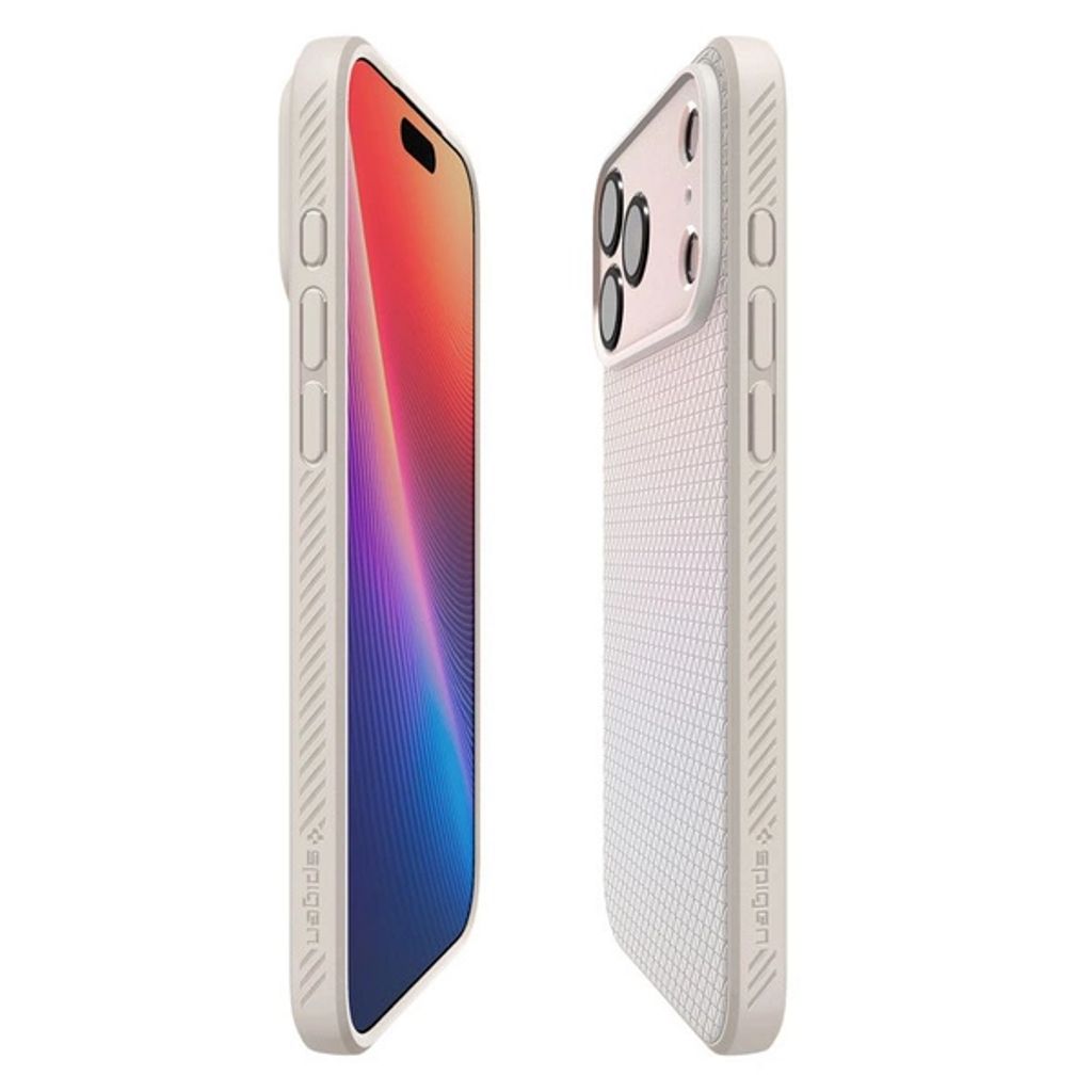 Spigen iPhone 18 Pro/17 Pro skal Liquid Air, Natural Titanium, bild 7