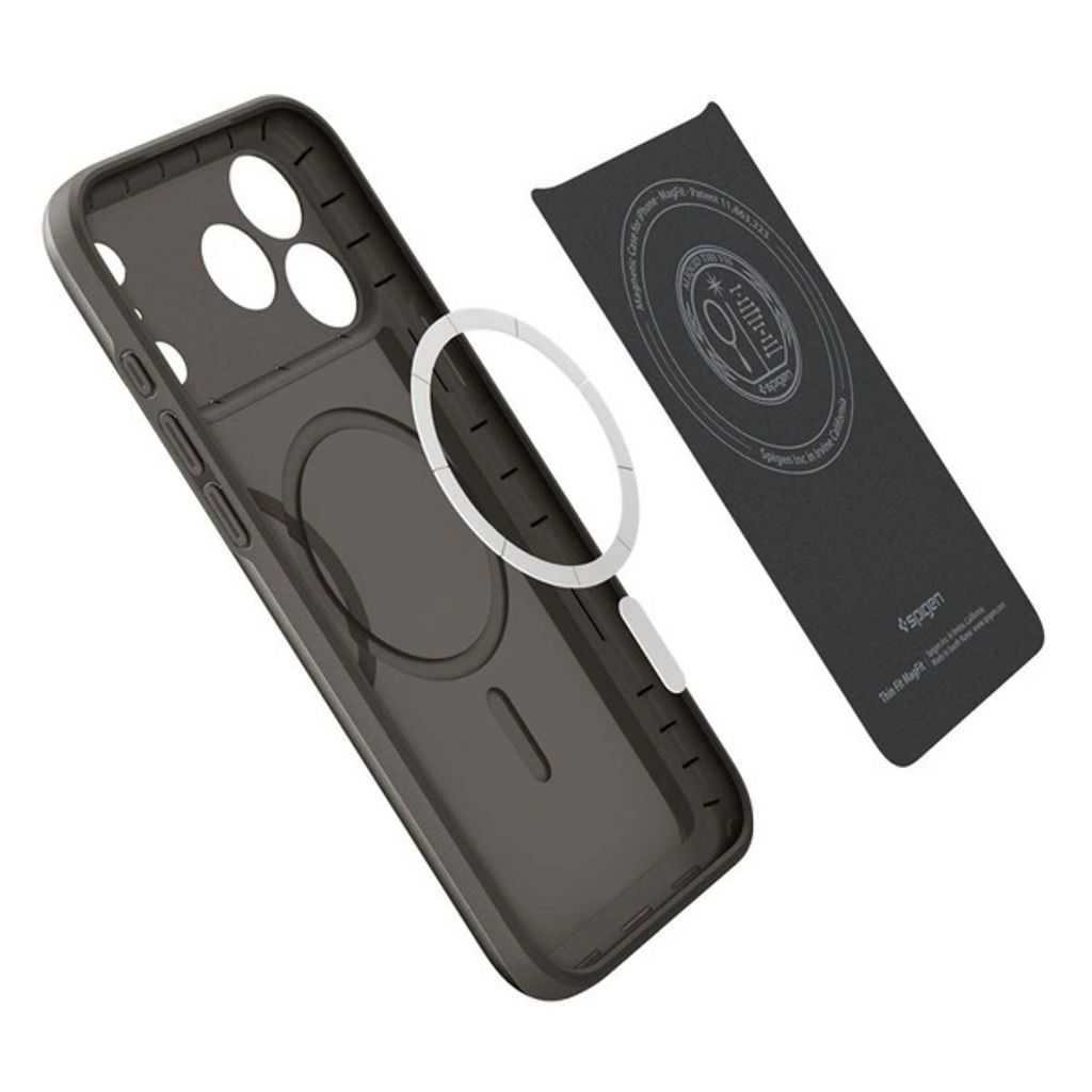 Spigen iPhone 18 Pro/17 Pro skal Thin Fit MagFit, Gunmetal, bild 6