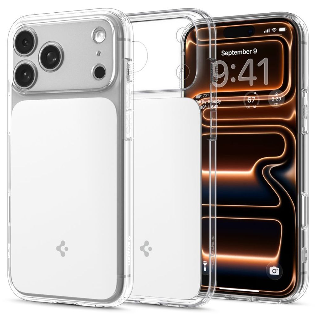 Spigen iPhone 18 Pro/17 Pro skal Ultra Hybrid T MagFit, vit, bild 3
