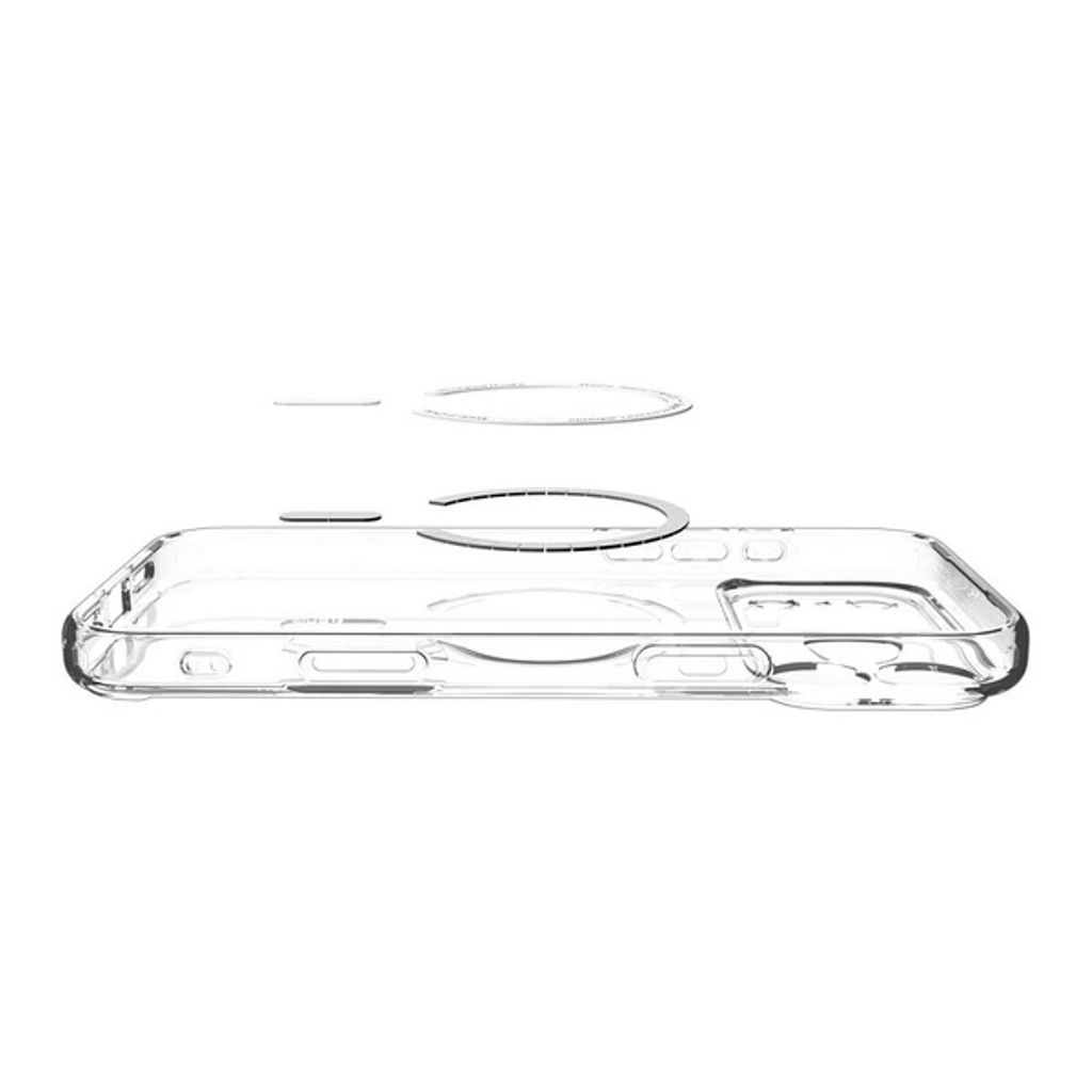 Spigen iPhone 18 Pro/17 Pro skal Ultra Hybrid MagFit, vit ring, bild 4