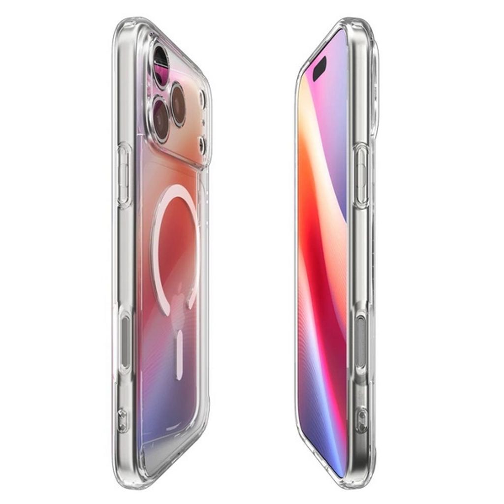 Spigen iPhone 18 Pro/17 Pro skal Ultra Hybrid MagFit, vit ring, bild 7