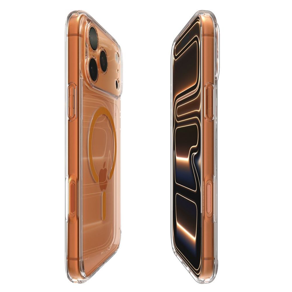 Spigen iPhone 18 Pro/17 Pro skal Ultra Hybrid MagFit, orange, bild 7