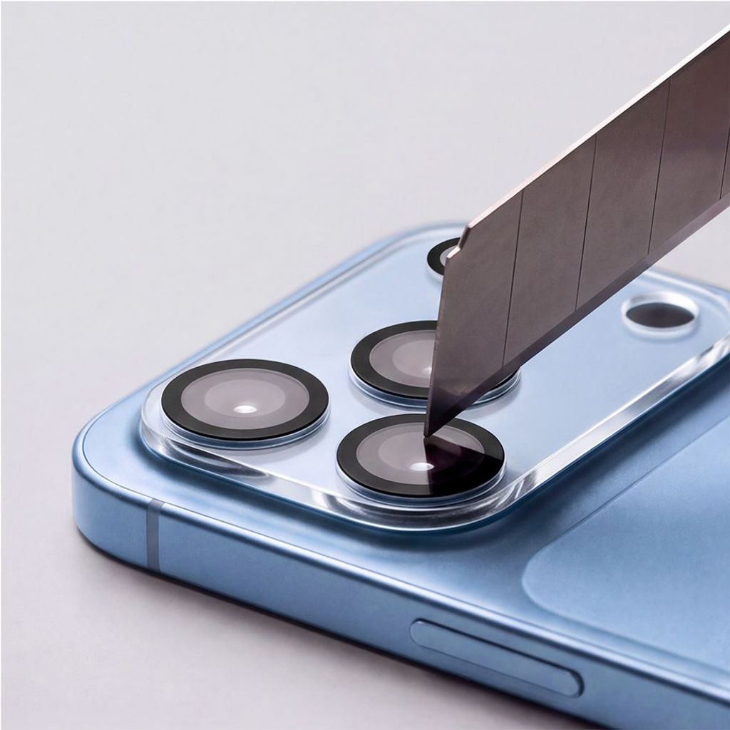 Tech-Protect Kameraskydd iPhone 18 Pro i härdat glas, transparent, bild 7