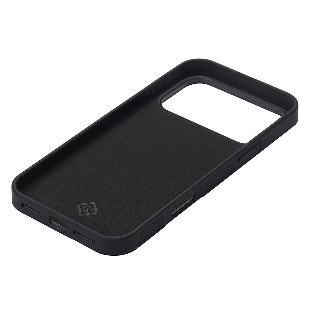 iPhone 18 Pro/17 Pro skal med kolfibermönster, svart, bild 3