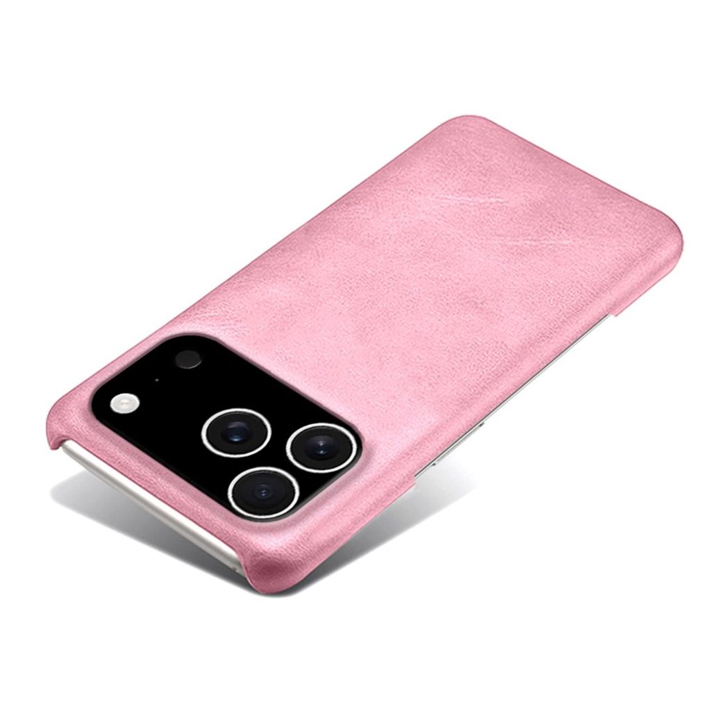 iPhone 18 Pro/17 Pro smalt skal i konstläder, roséguld, bild 5