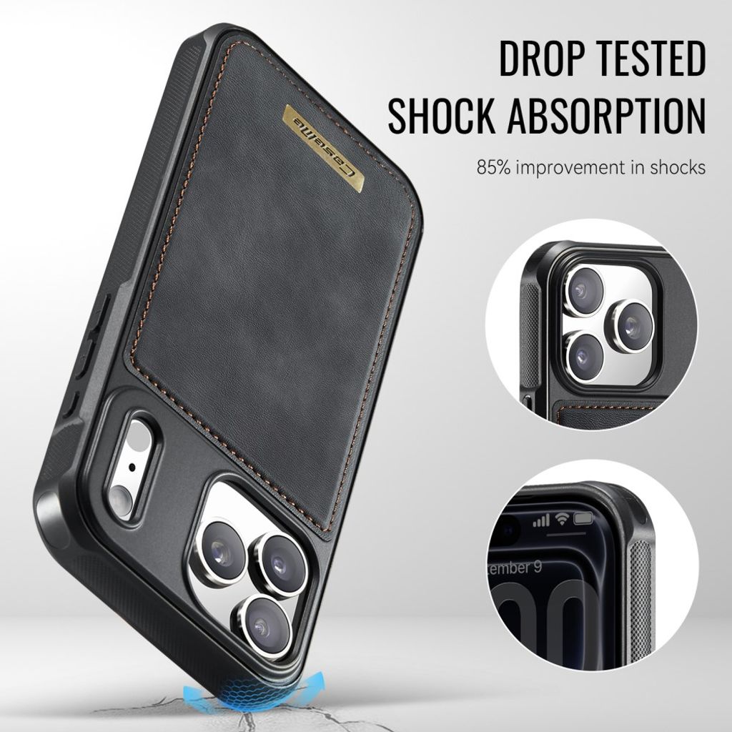 iPhone 18 Pro/17 Pro MagSafe-skal med löstagbar plånbok, svart, bild 7