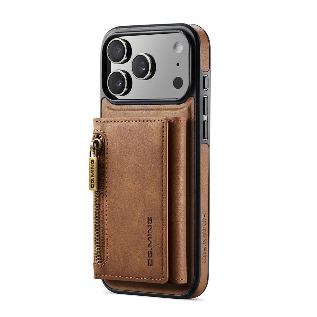 iPhone 18 Pro/17 Pro 2-i-1-skal med avtagbar plånbok och RFID-skydd, brun, bild 5