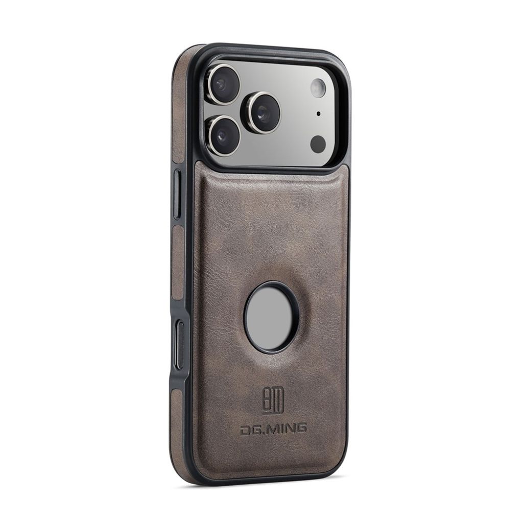 iPhone 18 Pro/17 Pro skal med avtagbar magnetisk plånbok, mörkbrun, bild 5