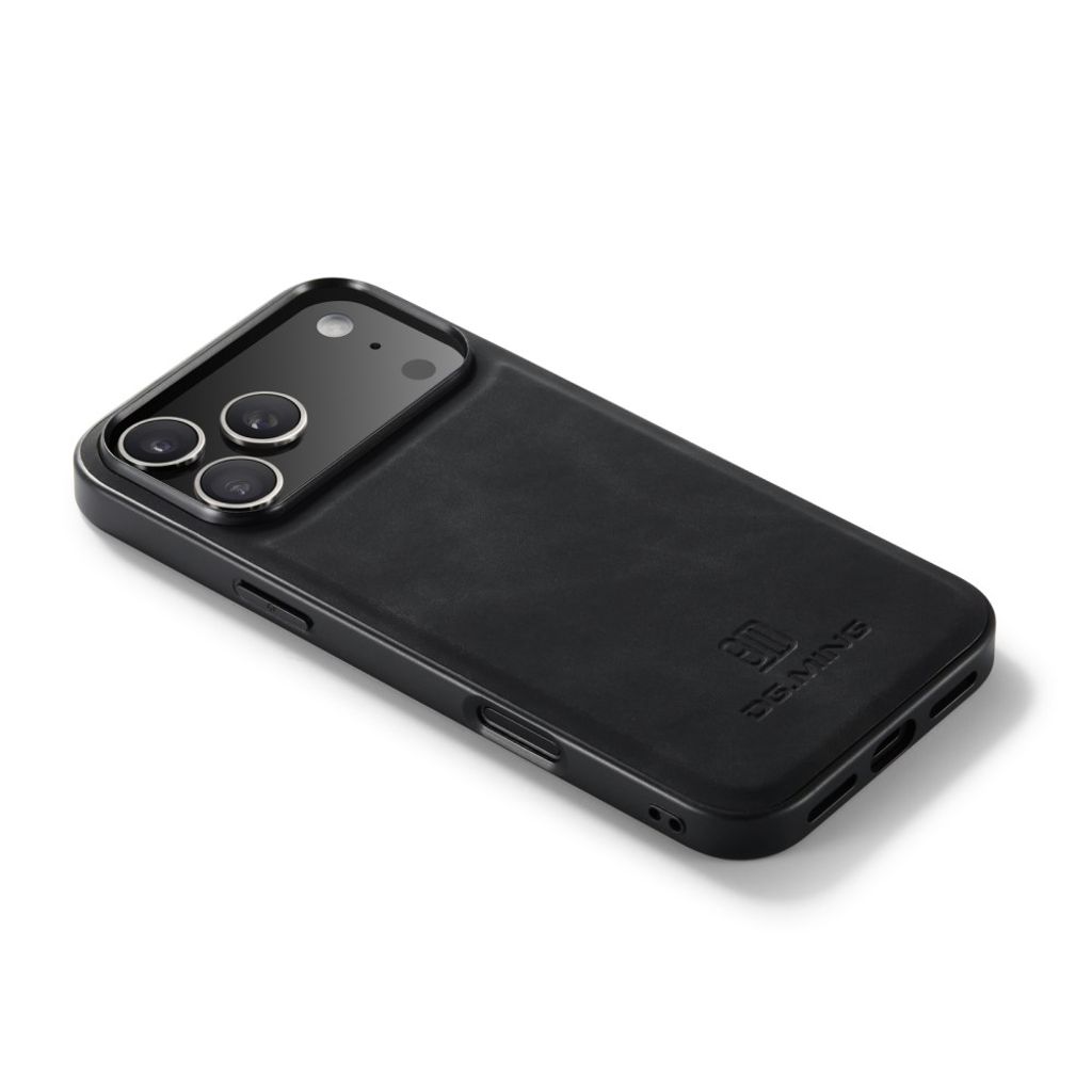 iPhone 18 Pro/17 Pro smalt skal i PU-läder, svart, bild 7
