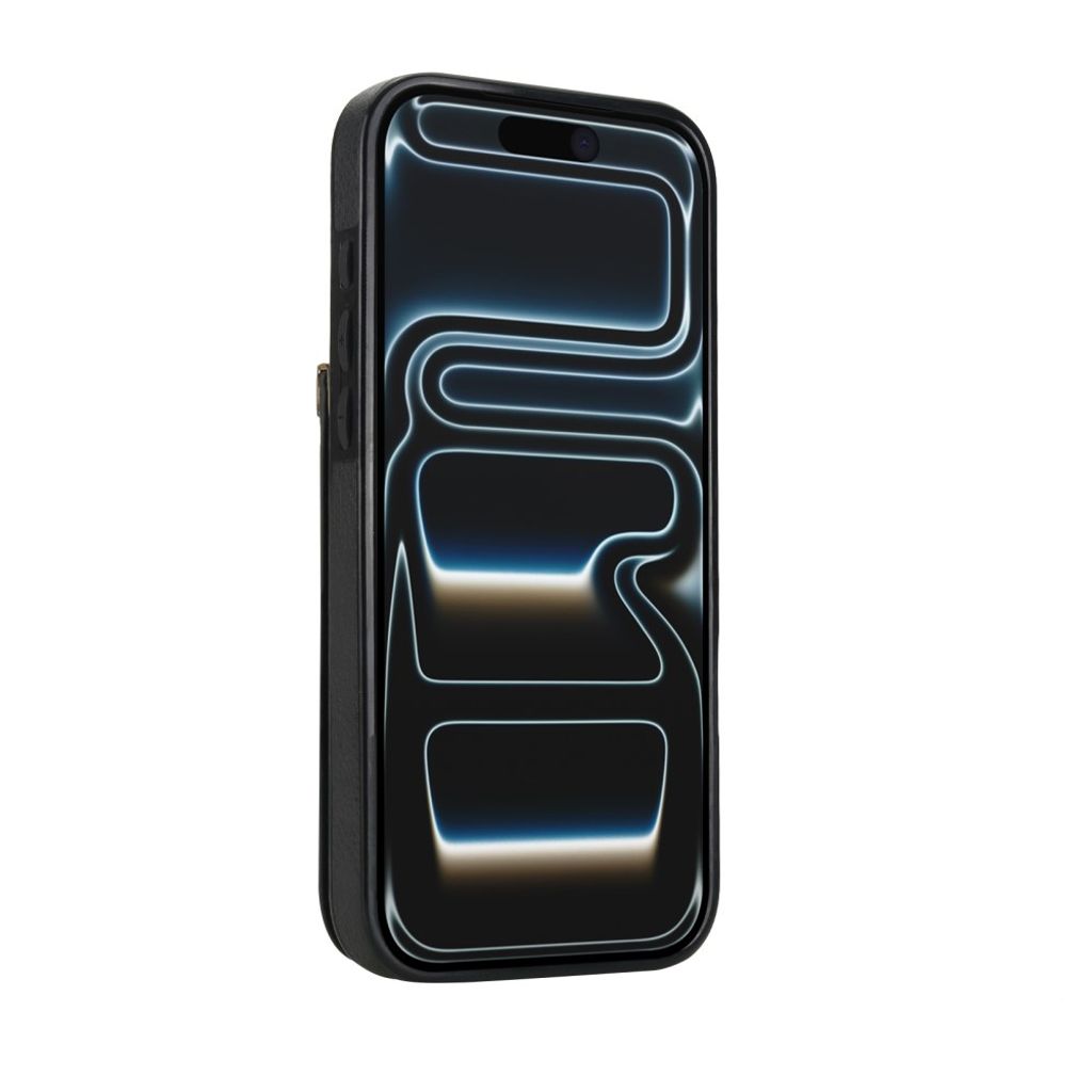 iPhone 18 Pro/17 Pro skal med plånbok för tre kort och sedlar, svart, bild 4