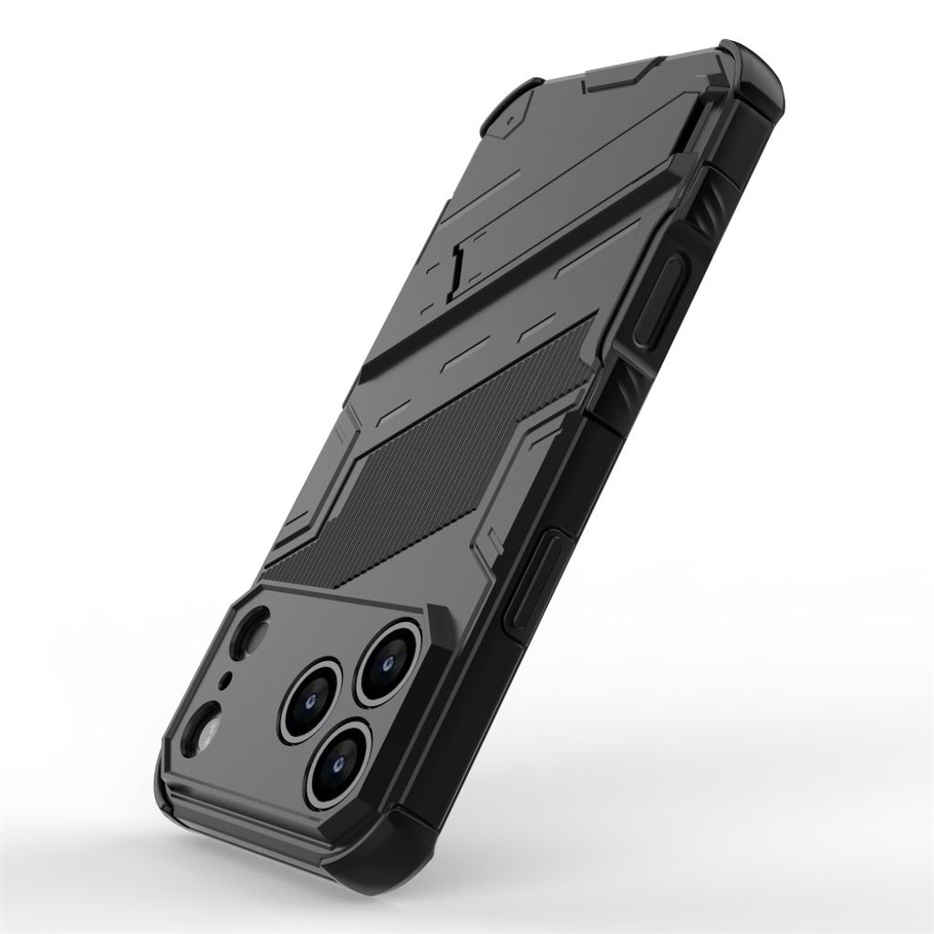 iPhone 18 Pro/17 Pro stötskydd med dolt stöd och förstärkta hörn, svart, bild 3