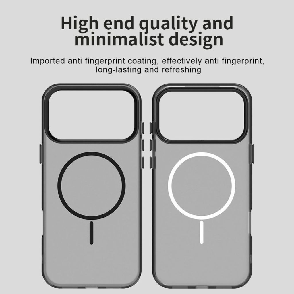 iPhone 18 Pro/17 Pro slimmat MagSafe-skal med rökfärgad baksida, svart, bild 3