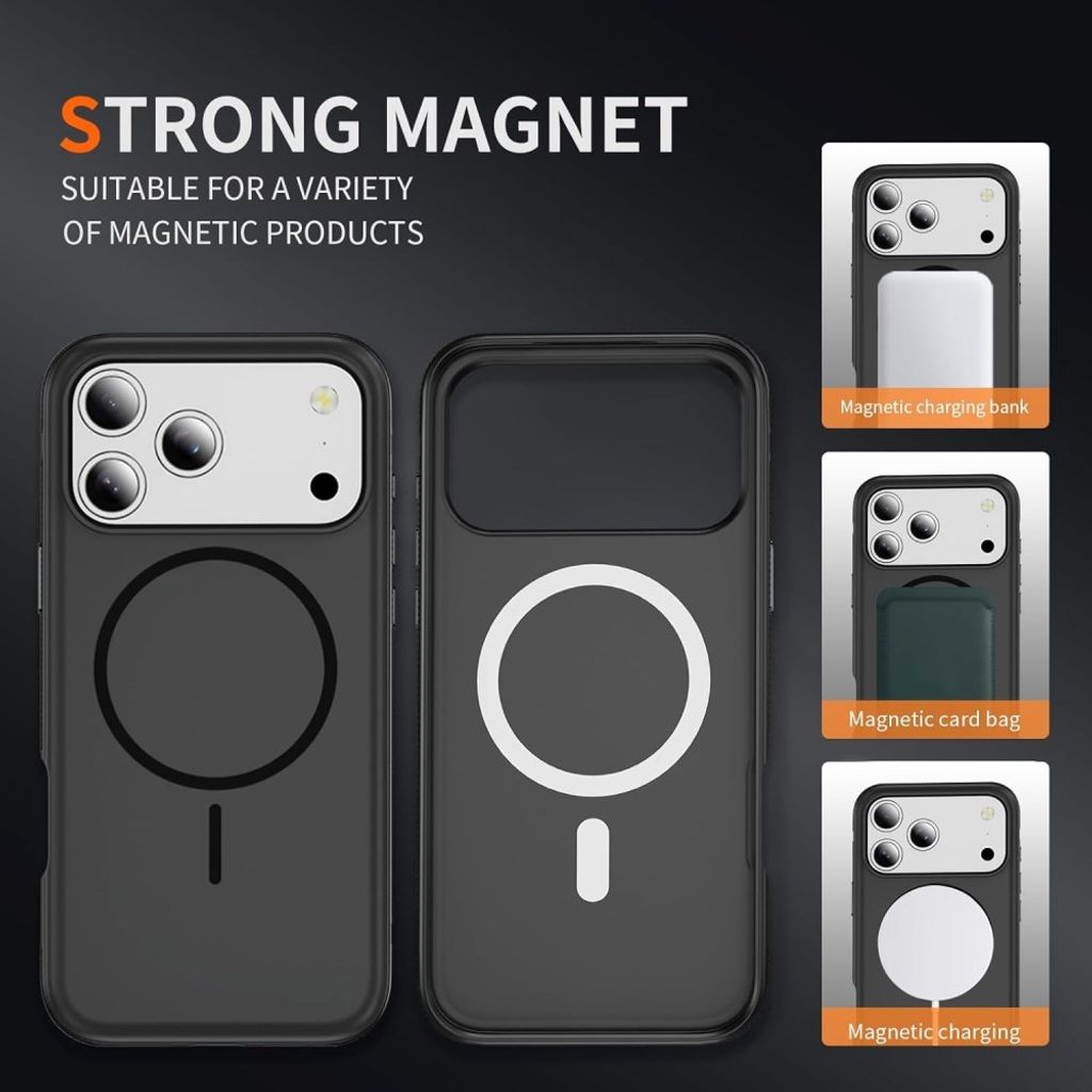 Stöttåligt MagSafe-skal till iPhone 18 Pro och 17 Pro - Svart, bild 4