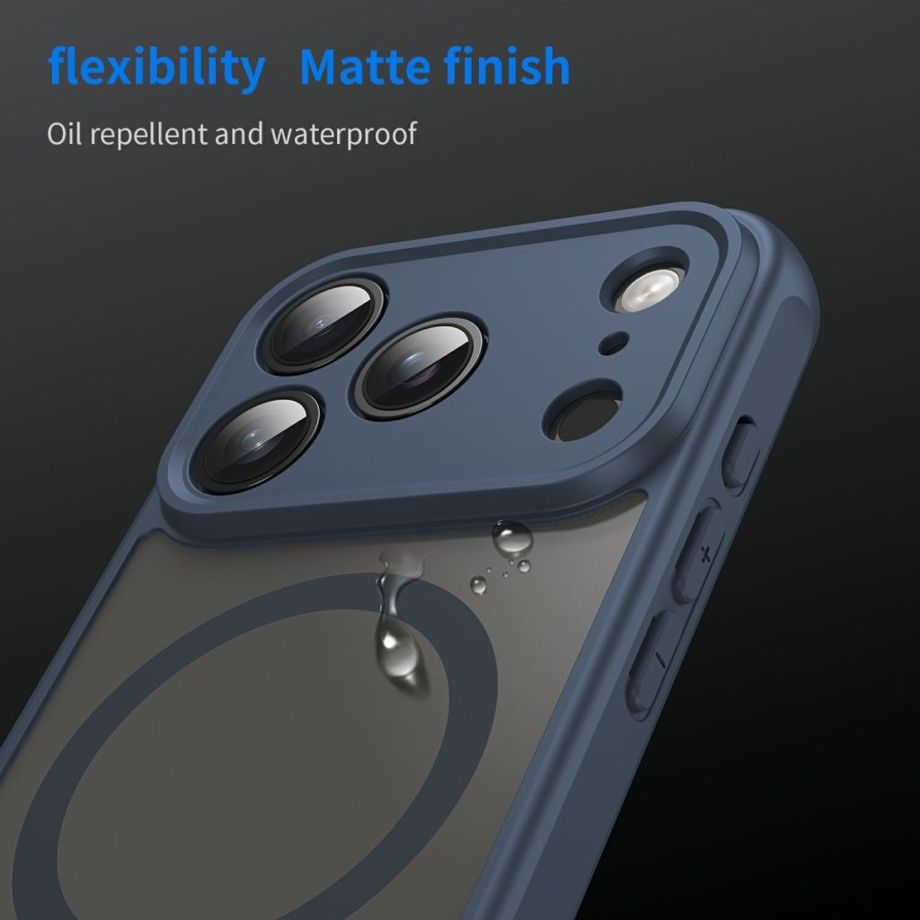 Frostat MagSafe-skal till iPhone 18 Pro och 17 Pro - Blå, bild 6
