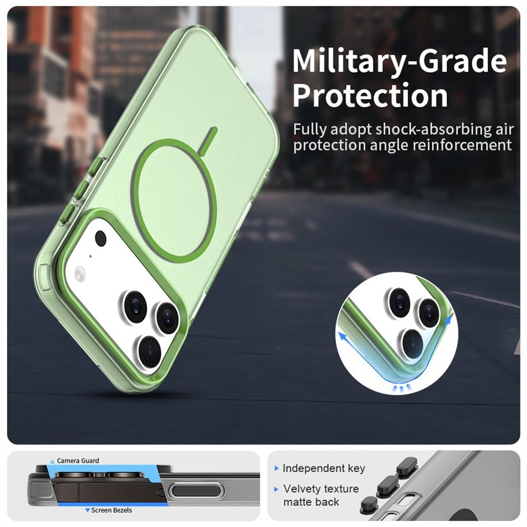 Grönt genomskinligt MagSafe-skal till iPhone 18 Pro och 17 Pro, bild 7