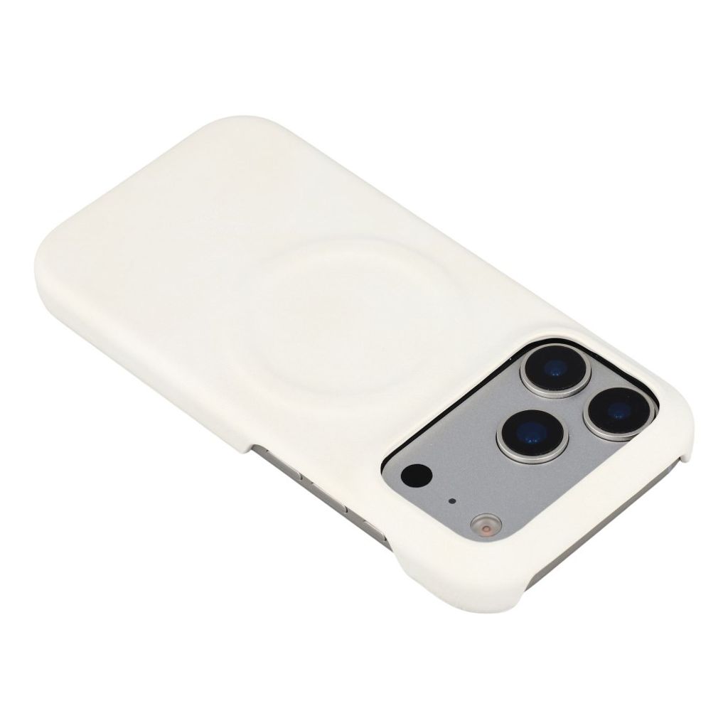 Vitt PU-läderskal med MagSafe till iPhone 18 Pro och 17 Pro, bild 5