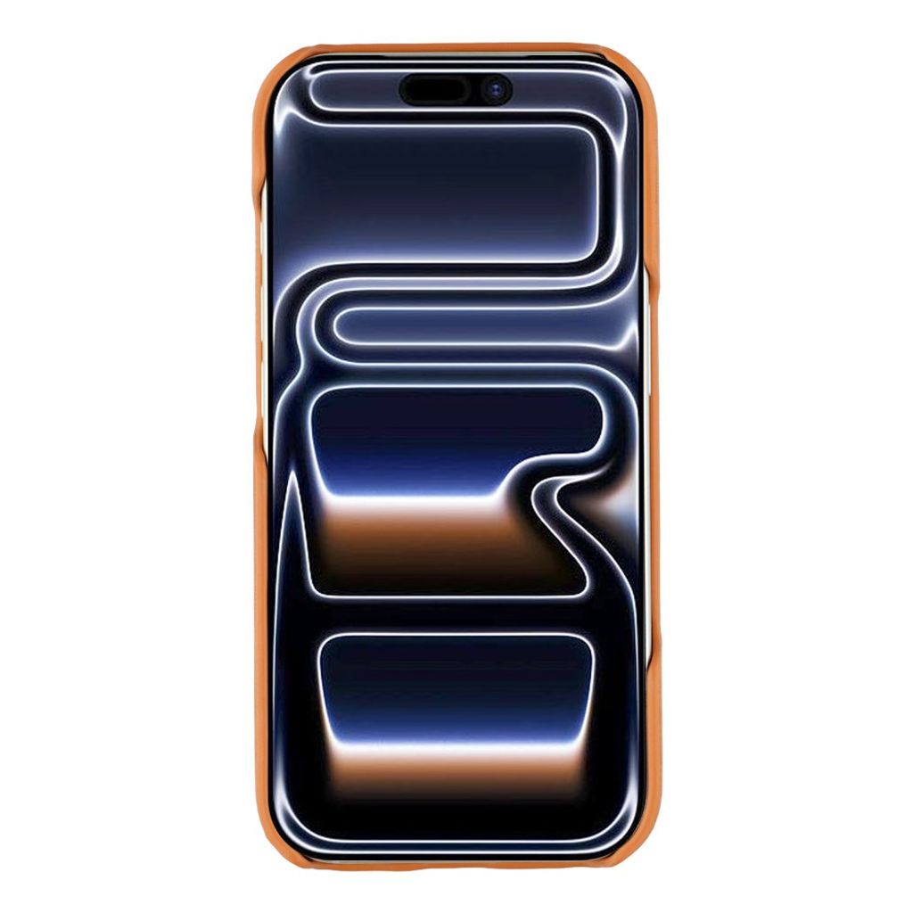Orange PU-läderskal med MagSafe till iPhone 18 Pro och 17 Pro, bild 2