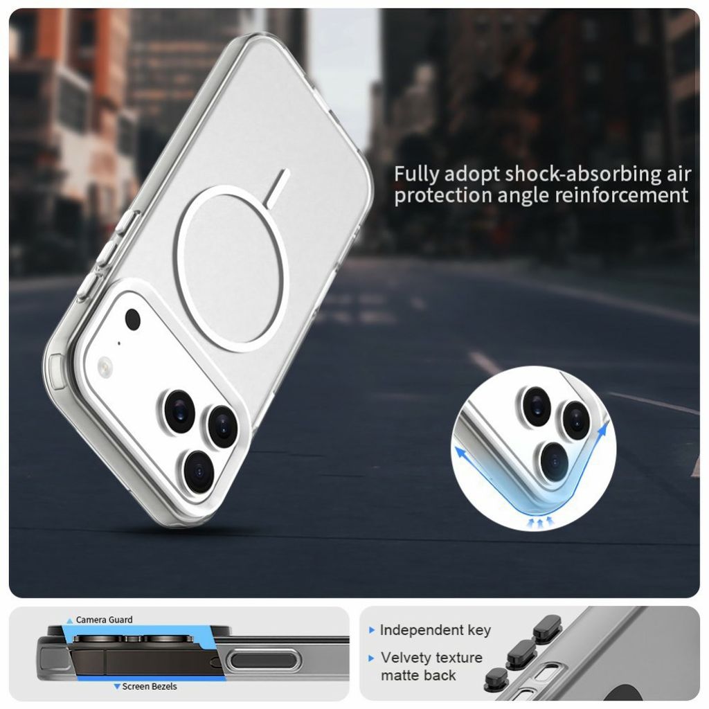 Frostat vitt MagSafe-skal till iPhone 18 Pro och 17 Pro, bild 2