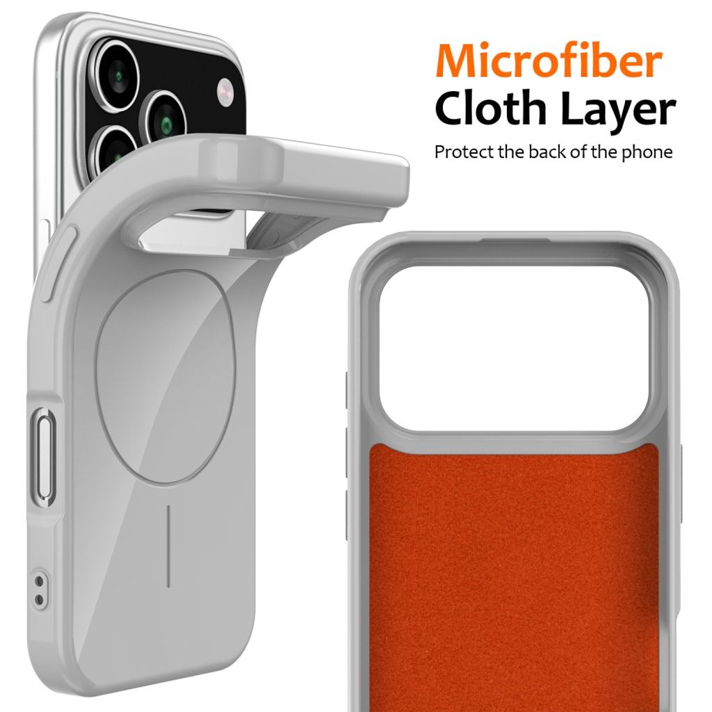 Vitt MagSafe-skal med handlovsrem till iPhone 18 Pro och 17 Pro, bild 5